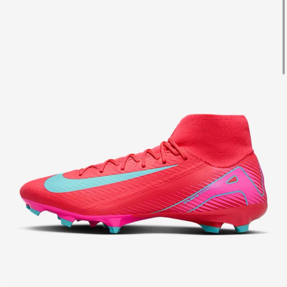 Nike Red and Blue Soccer Cleats